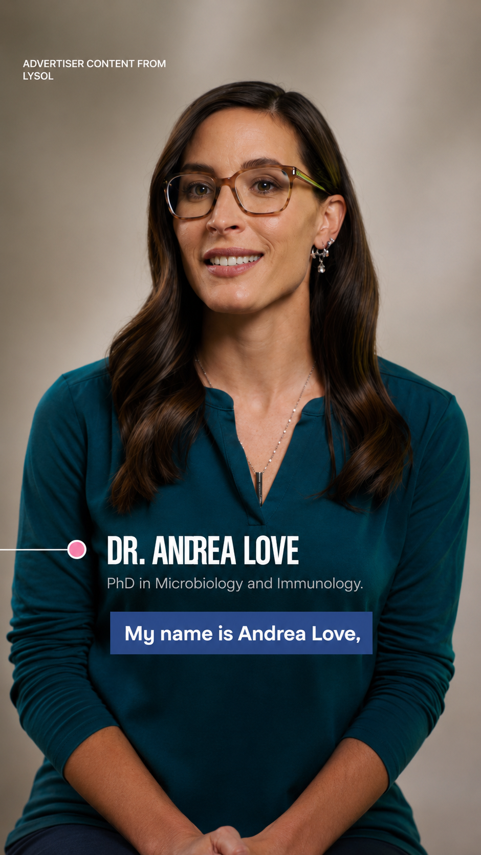 Dr. Andrea Love, microbiologist