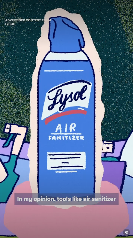 Lysol Air Sanitizer product illustration